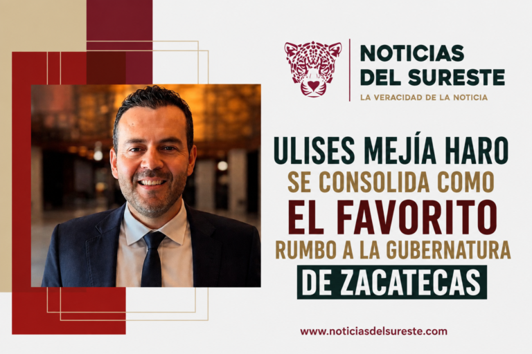Ulises Mejía Haro se consolida como el favorito rumbo a la gubernatura de Zacatecas