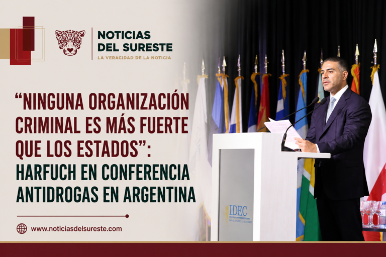 «Ninguna organización criminal es más fuerte que los Estados»: Harfuch en conferencia antidrogas en Argentina
