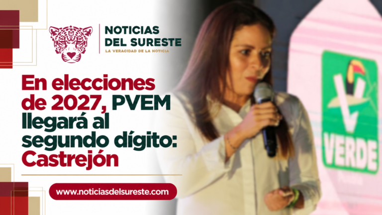 En elecciones de 2027, PVEM llegará al segundo dígito: Castrejón