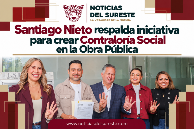 Santiago Nieto respalda iniciativa para crear Contraloría Social en la Obra Pública