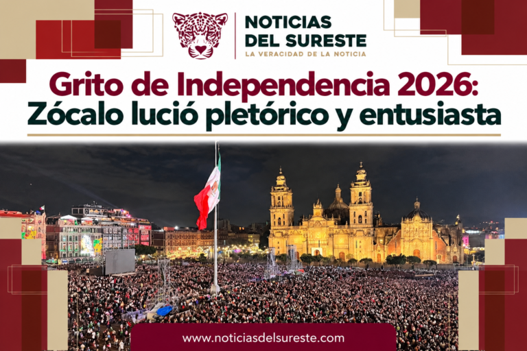 Grito de Independencia 2026: Zócalo lució pletórico y entusiasta