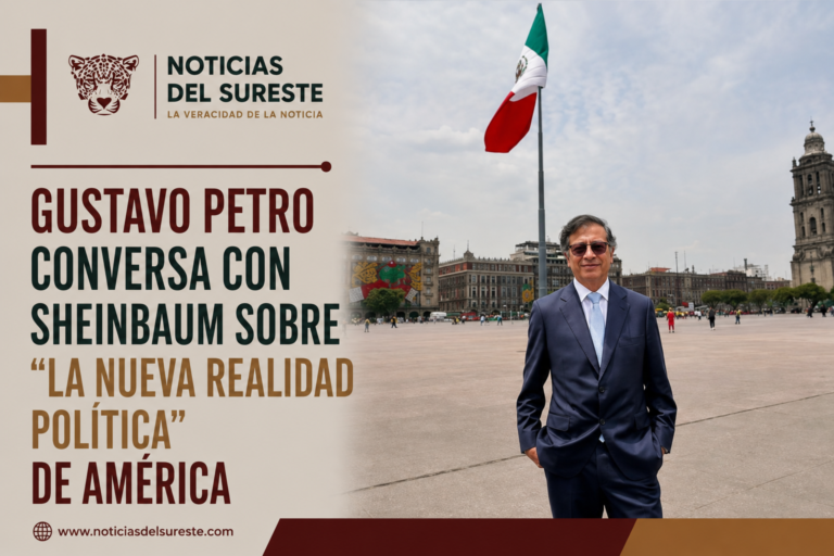 Gustavo Petro conversa con Sheinbaum sobre la «nueva realidad política» de América