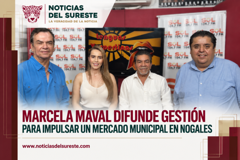 Marcela Maval difunde gestión para impulsar un Mercado Municipal en Nogales