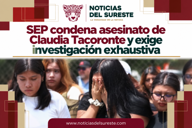 SEP condena asesinato de Claudia Tacoronte y exige investigación exhaustiva