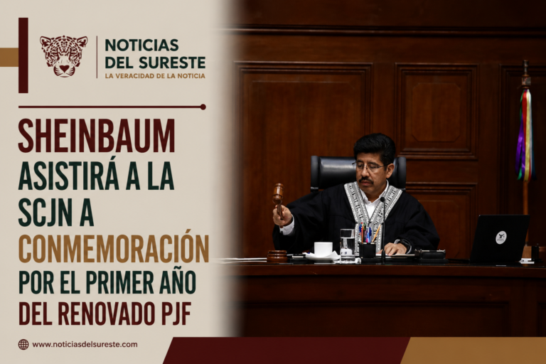 Sheinbaum asistirá a la SCJN a conmemoración por el primer año del renovado PJF