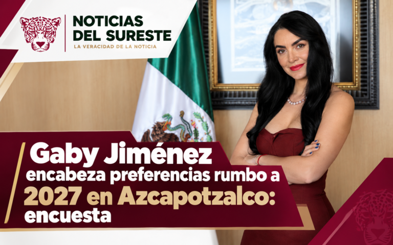 Gaby Jiménez encabeza preferencias rumbo a 2027 en Azcapotzalco: encuesta
