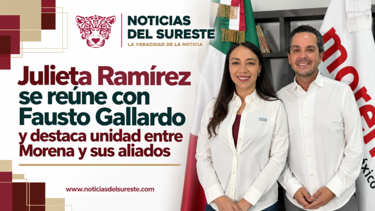 Julieta Ramírez se reúne con Fausto Gallardo y destaca unidad entre Morena y sus aliados