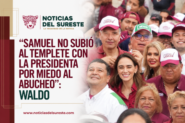 “Samuel no subió al templete con la Presidenta por miedo al abucheo”: Wald