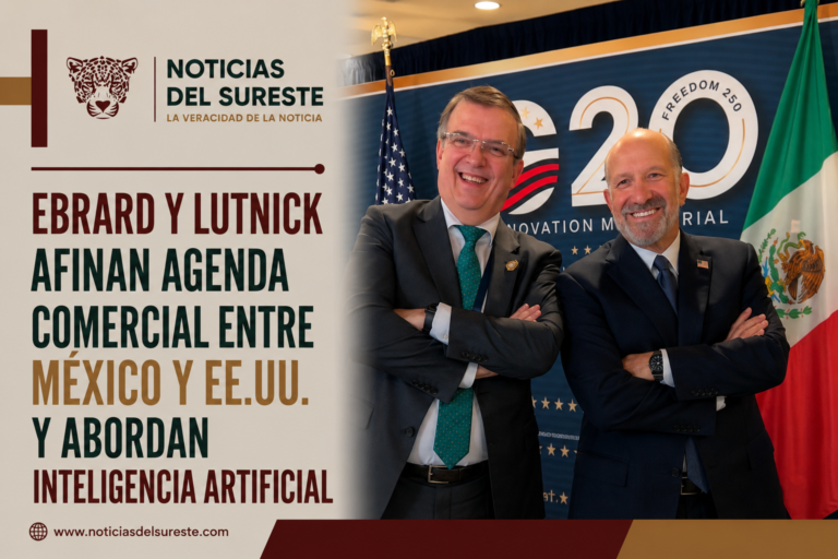 Ebrard y Lutnick afinan agenda comercial entre México y EE.UU. y abordan inteligencia artificial