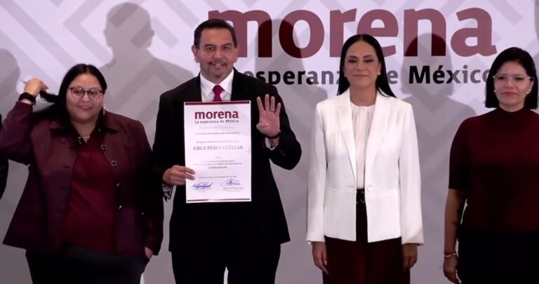 Cruz Pérez Cuéllar es designado coordinador de Morena en Chihuahua