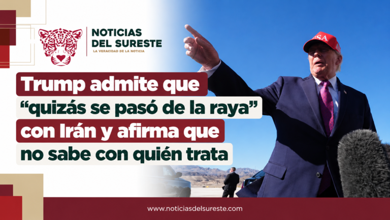 Trump admite que «quizás se pasó de la raya» con Irán y afirma que no sabe con quién trata