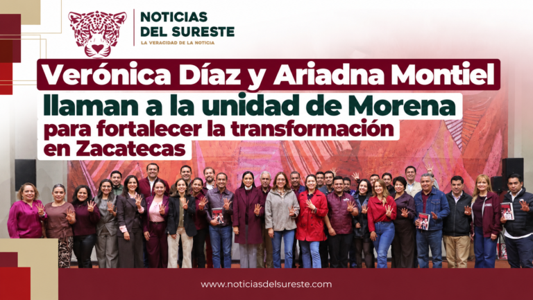Verónica Díaz y Ariadna Montiel llaman a la unidad de Morena para fortalecer la transformación en Zacatecas