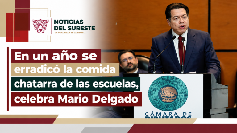 En un año se erradicó la comida chatarra de las escuelas, celebra Mario Delgado