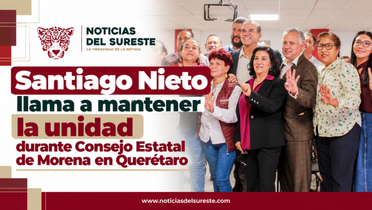 Santiago Nieto llama a mantener la unidad durante Consejo Estatal de Morena en Querétaro