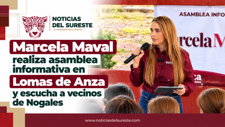 Marcela Maval realiza asamblea informativa en Lomas de Anza y escucha a vecinos de Nogales