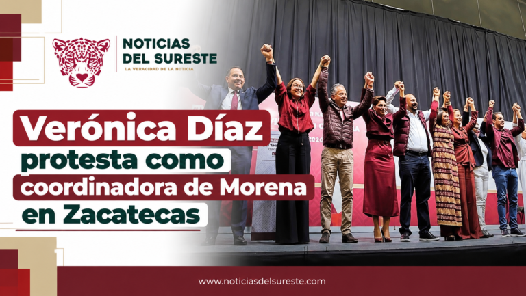 Verónica Díaz protesta como coordinadora de Morena en Zacatecas